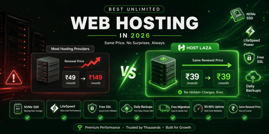 Best Unlimited Web hosting